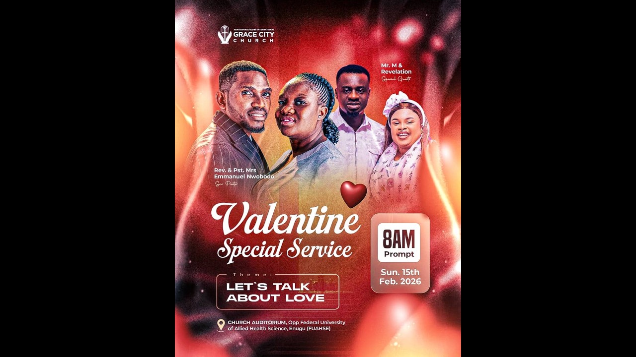 VALENTINE SPECIAL  SERVICE || LETS TALK ABOUT LOVE || 15TH FEBRUARY 2026