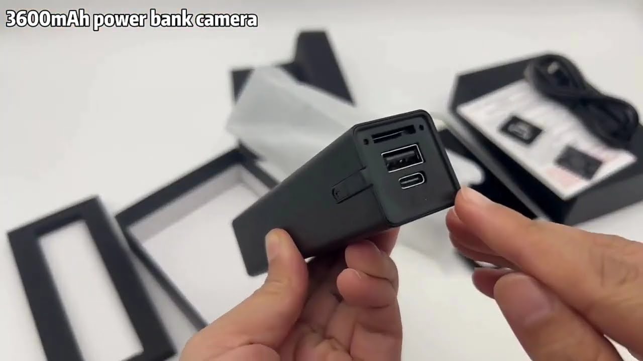 Camera Spion in Baterie Externa iUni W25, Wi-Fi, Night Vision, Full HD, 3600mAh