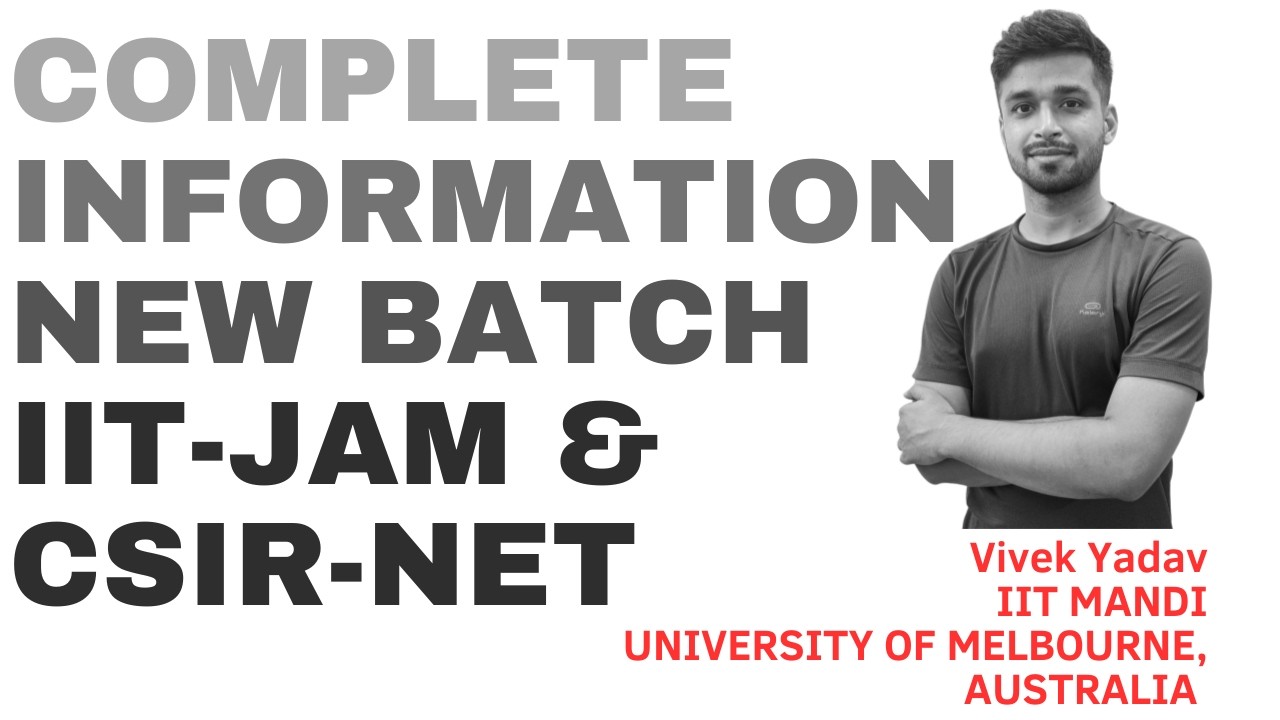 New Batches Launched: IIT JAM 2027 & CSIR-NET Maths | Vivek Maths