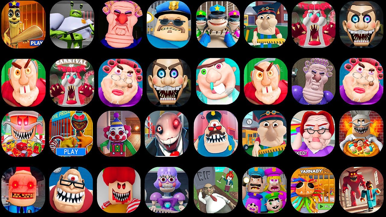 ROBLOX: TUNG TUNG PRISON RUN POLICE ESCAPE, ALIEN BASE PRISON RUN, GRUMPY GRAN,HARD EPIC SCHOOL OBBY