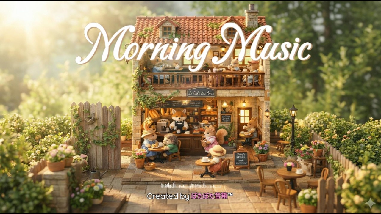 【朝の作業用】☀️今日がもっと楽しくなる音楽｜前向きなスタート