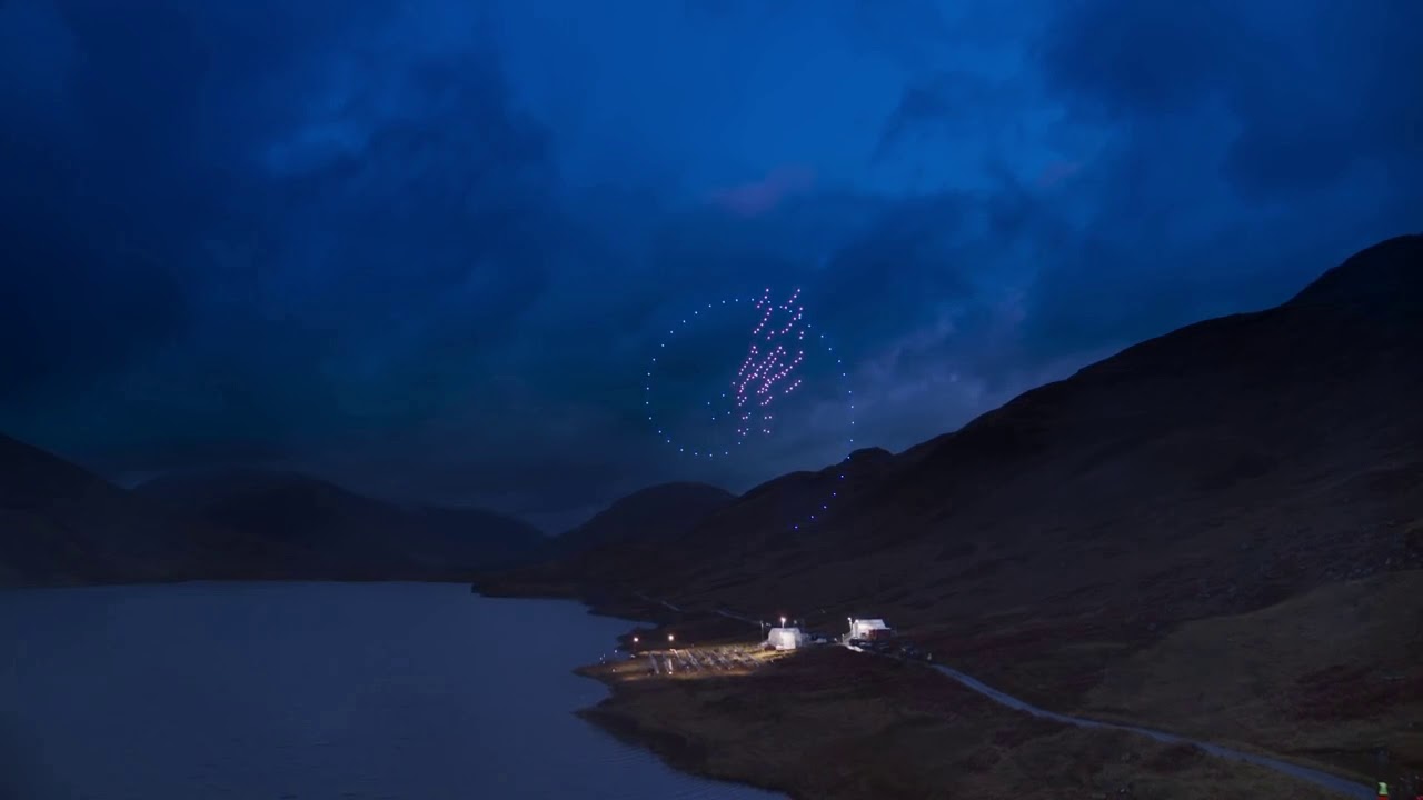 Edinburgh's Hogmanay 2020  (Drone display full video and behind scenes)