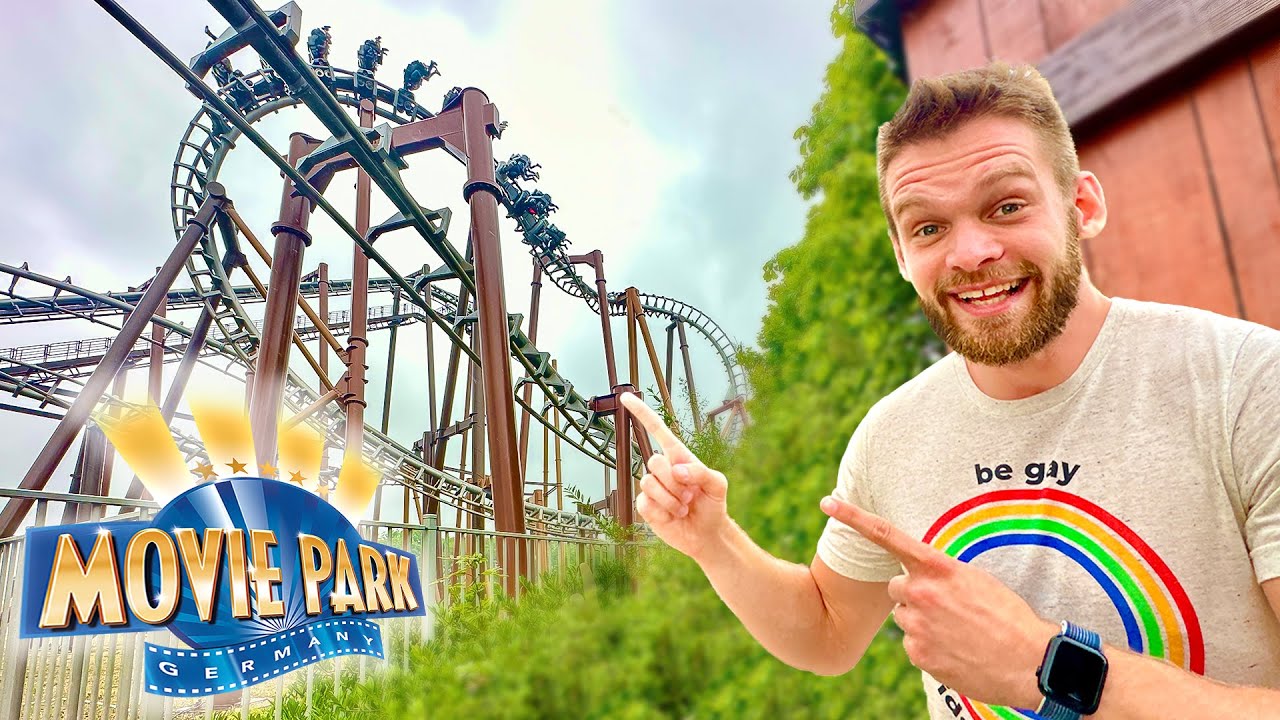 I Rode My 300th Roller Coaster at Movie Park Germany!
