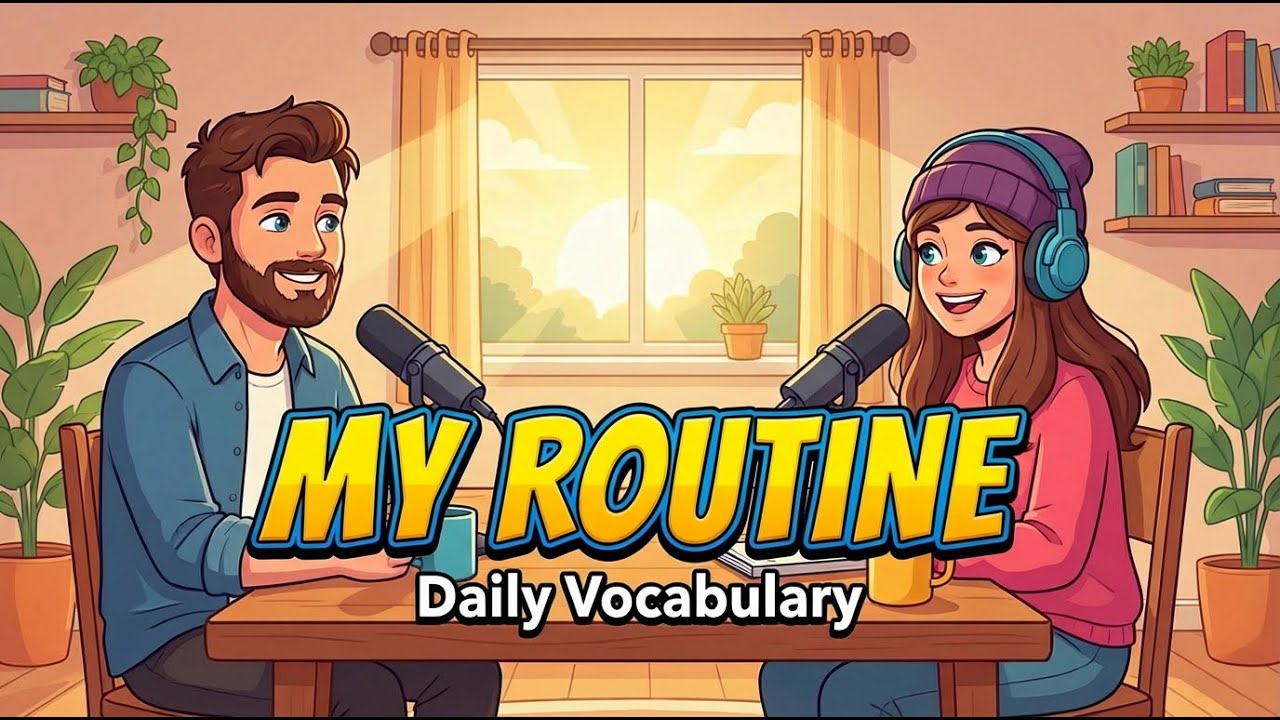 Talk About Your Day in English | Morning to Night Vocabulary (Podcast)