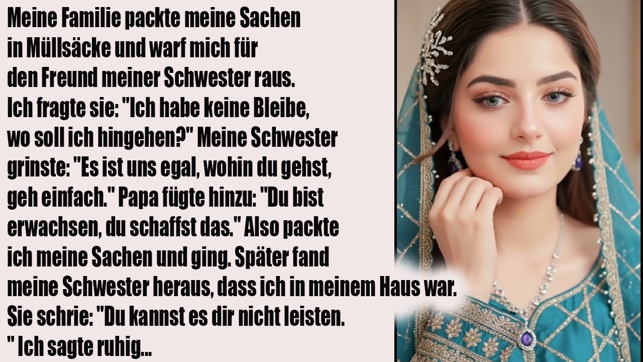 Meine Familie warf mich raus – als sie mein Haus sahen, schrien sie vor Schock