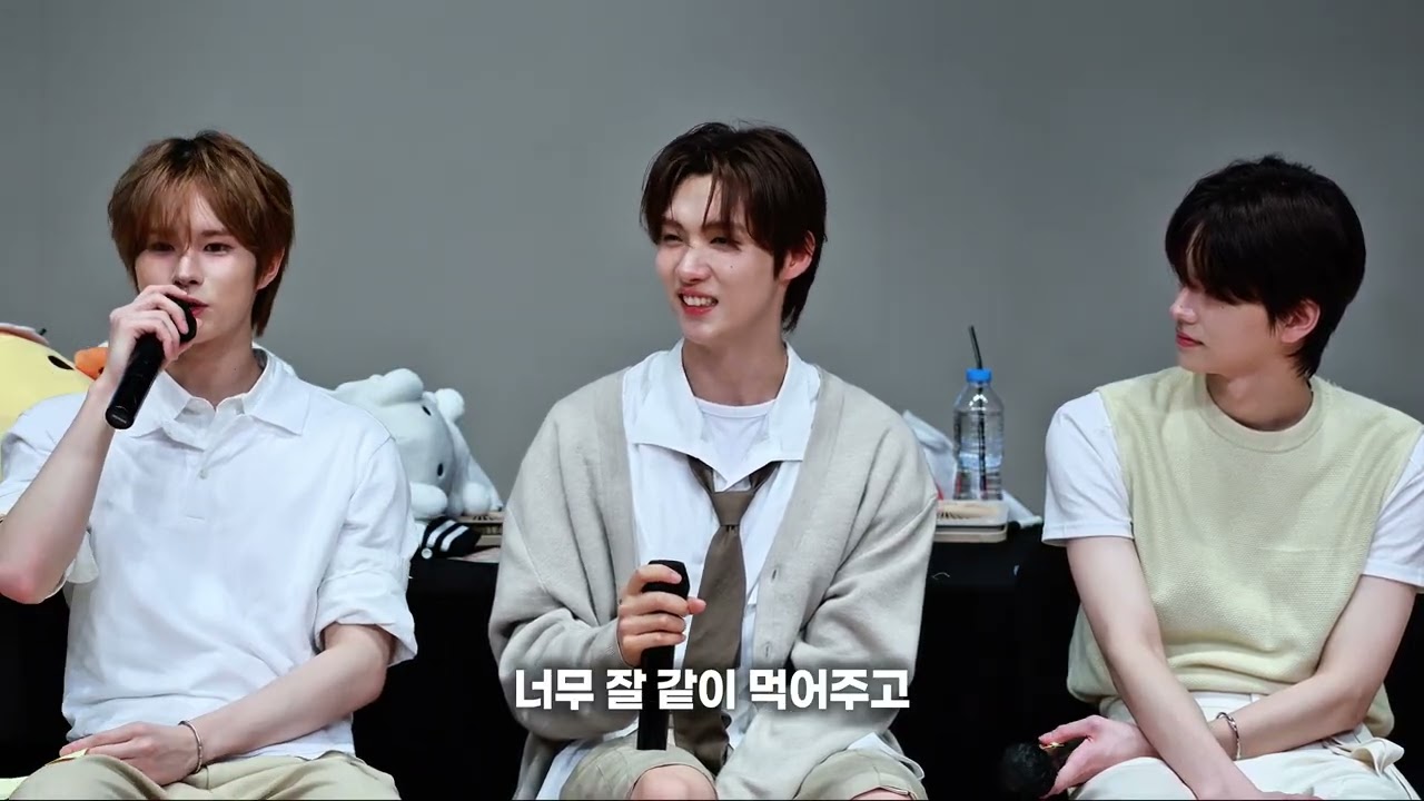 250817 투어스 대전 팬싸인회 / 일본 투어에서 고마웠던 멤버와 그 이유 