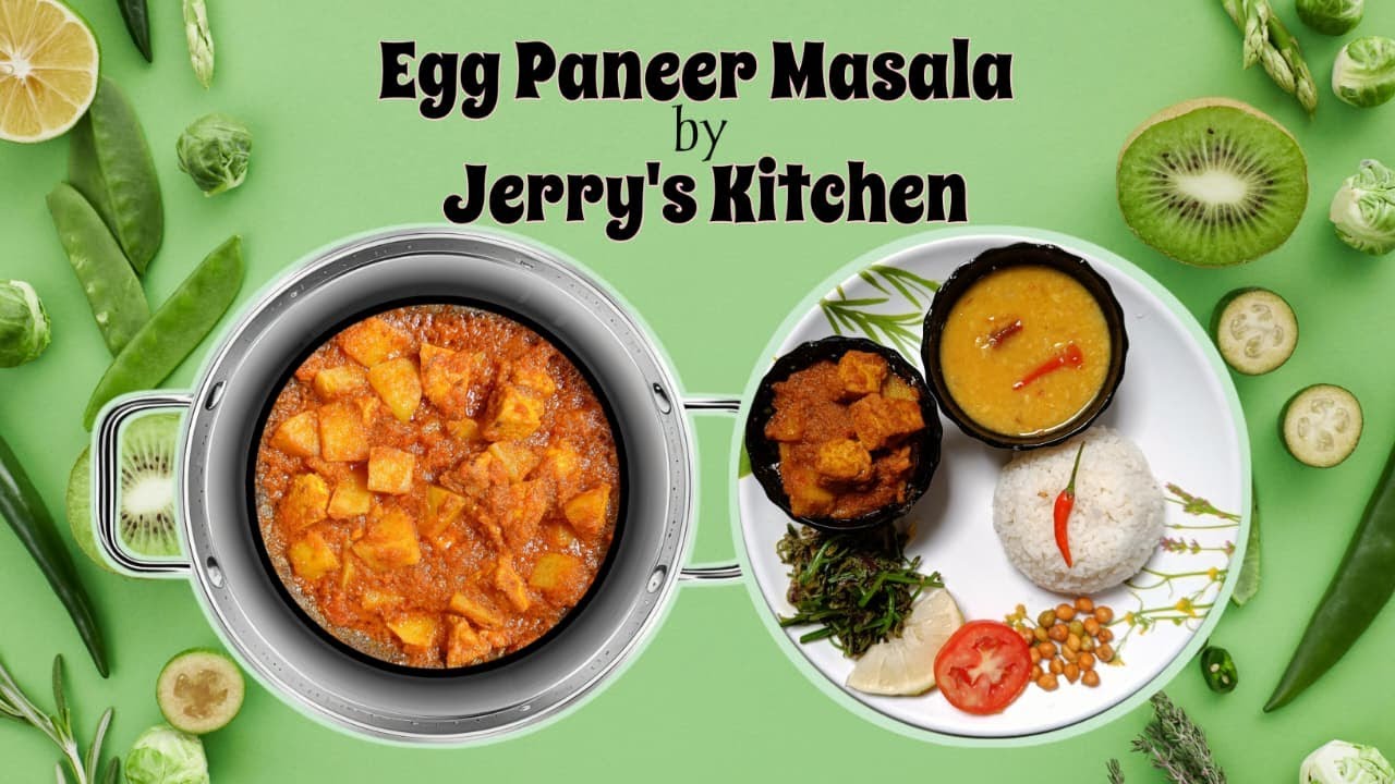 Egg Paneer Masala || by Jerry's Kitchen || home made recipe || mouth watering recipe || Indian style