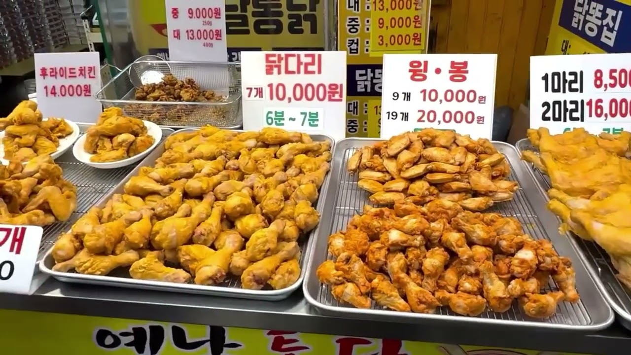 활기찬 전통시장 사람들의 발걸음 소리 따라 시장풍경 힐링영상