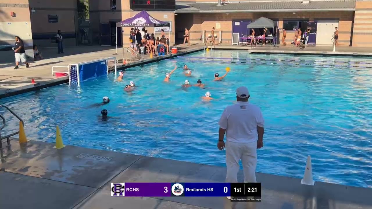 Varsity Boys Water Polo RCHS Vs Redlands HS Non-League