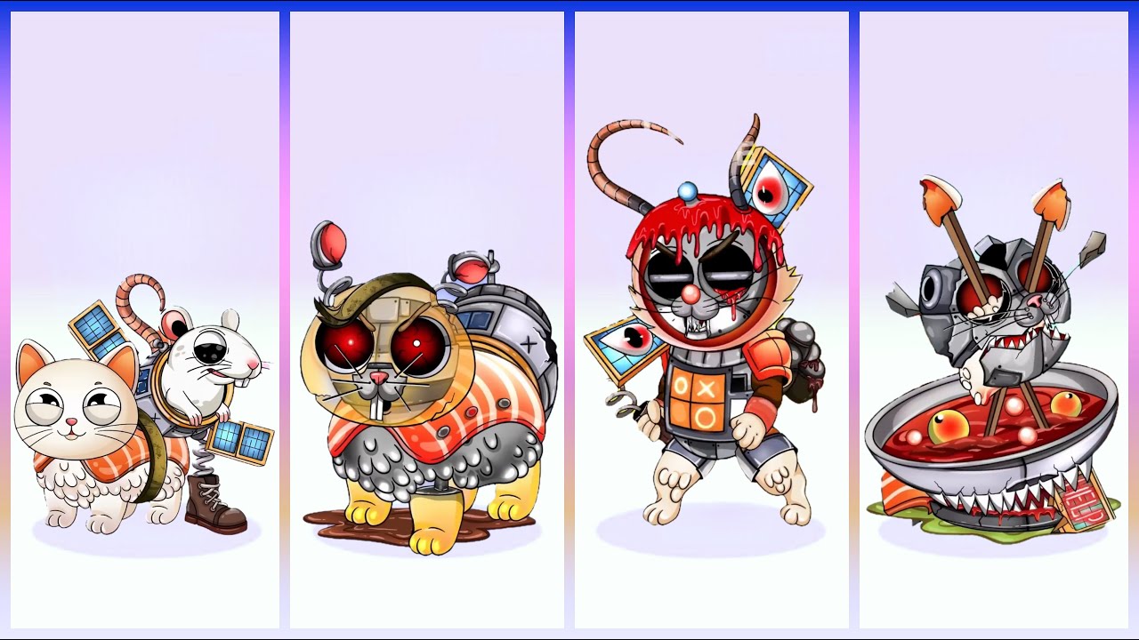 Sprunki OC SYMBIOSIS _-_Cacasito_Satalito_x_Pussini_Sushini_🐈🐈🐈🍣🍣🍣🐁🐁🐁🛰🛰🛰