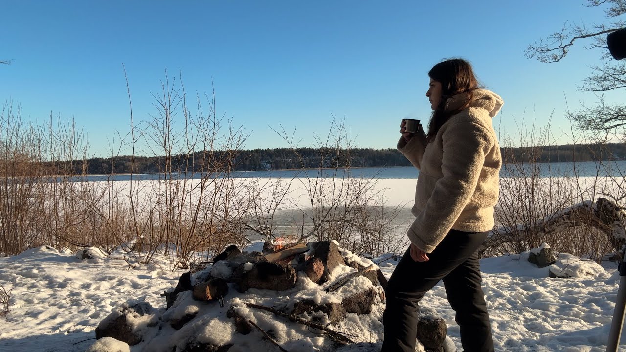 First Time Making Fire in Sweden | Snowy Walk | Moving & New Beginning