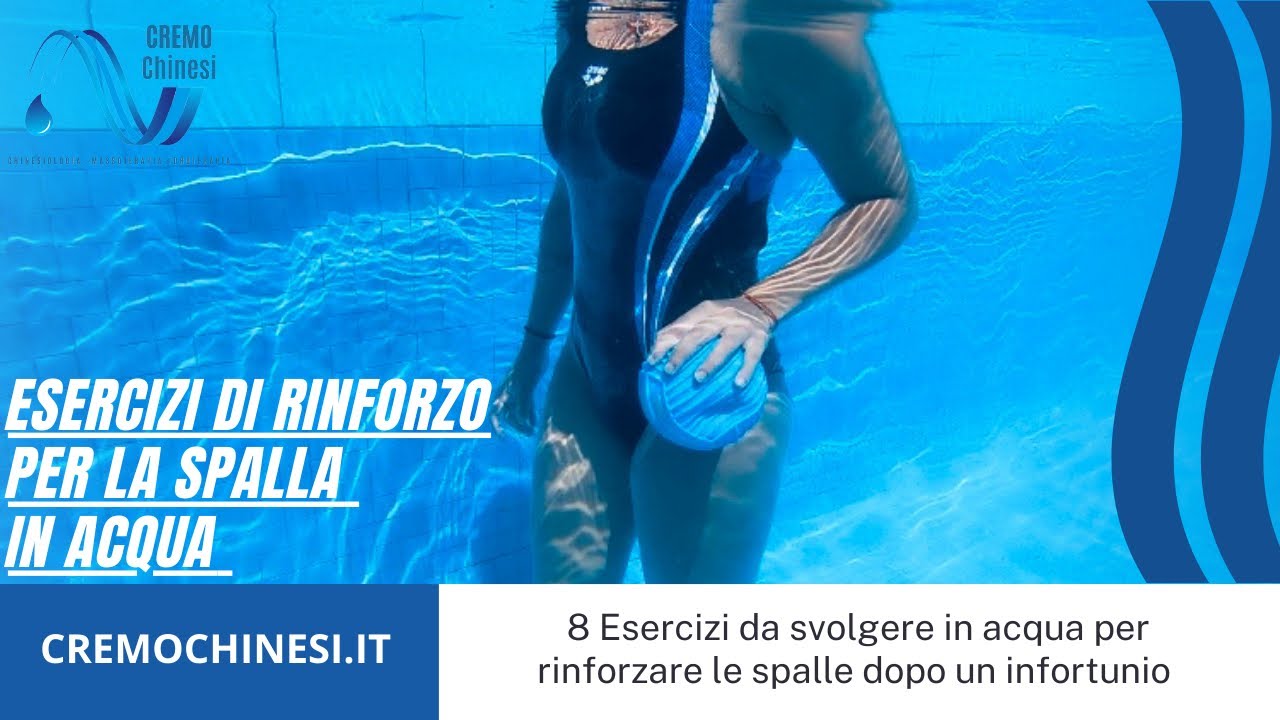 ESERCIZI DI RINFORZO PER LE SPALLE IN ACQUA