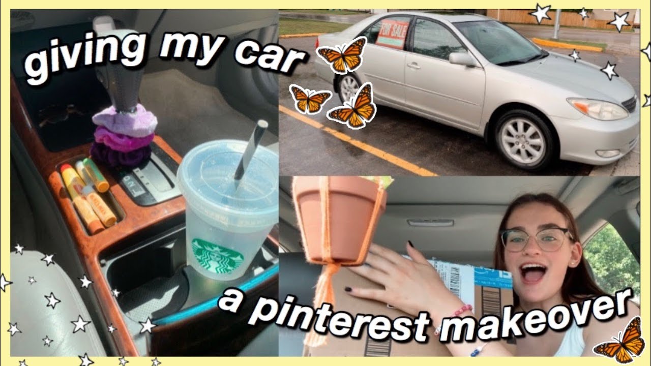 🌻giving my car a pinterest makeover!🌻
