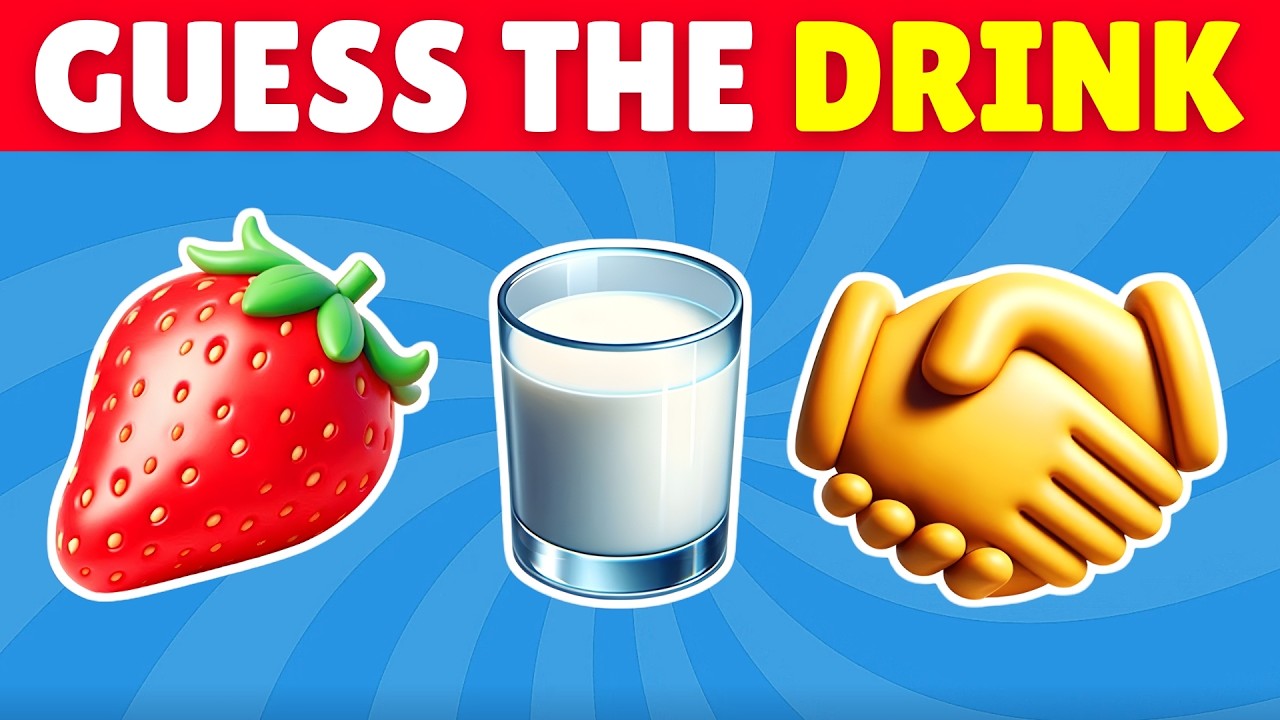 Can You Guess The DRINK By Emoji? 🍹🥤 Fun Zone