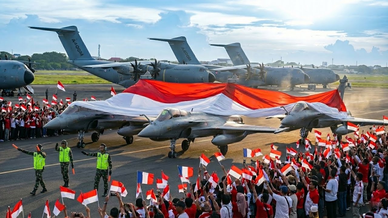 SPOILER IN MALAYSIA! INDONESIA ADDED 18 RAFALE FIGHTER JETS, A TOTAL OF 60 UNITS FROM FRANCE