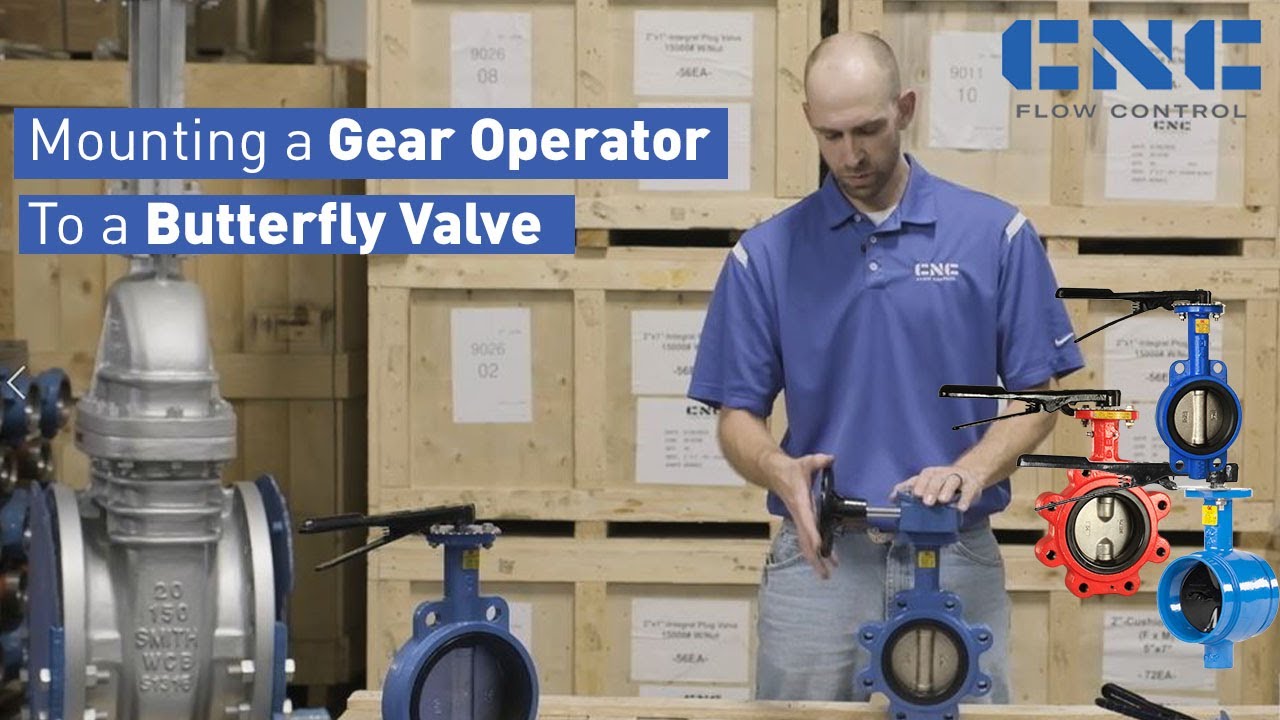 How Fast Can You Mount a Gear Operator to a Butterfly Valve?