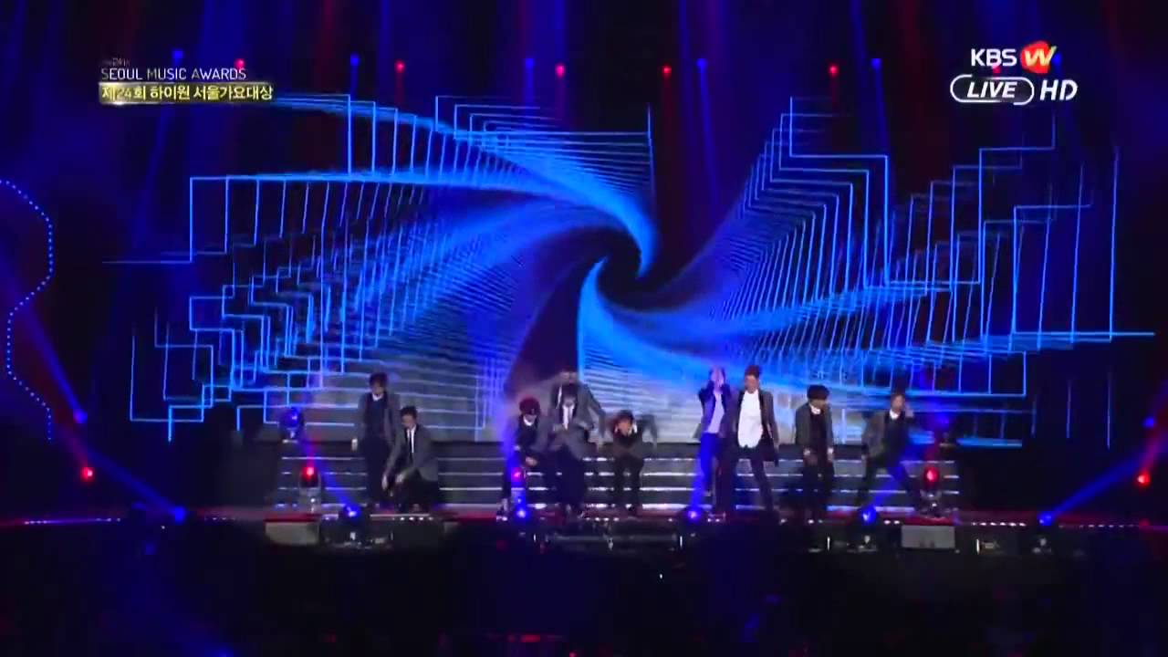 150122 EXO 엑소   Overdose 중독 + Lucky 럭키 @ 24th Seoul Music Awards 1080p