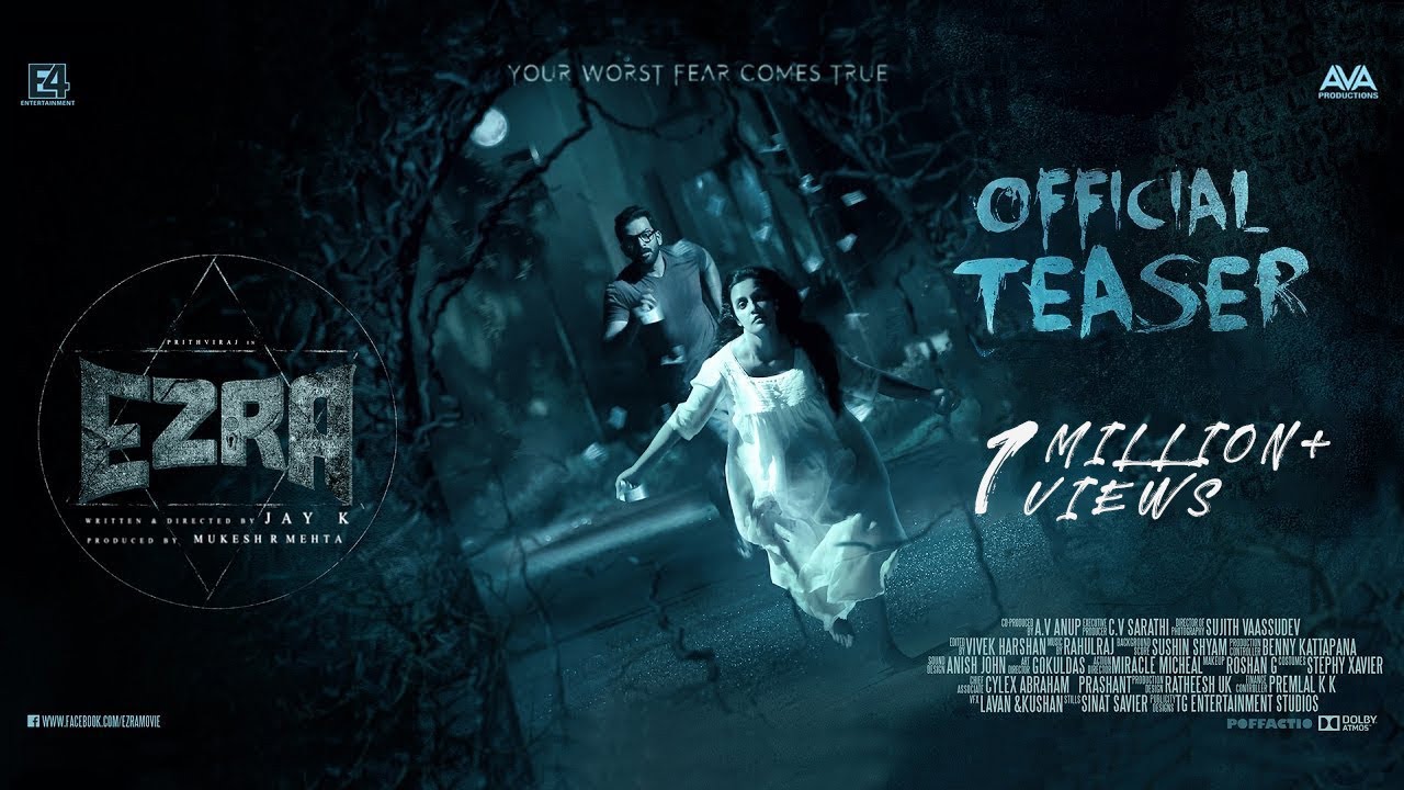 Ezra | Malayalam Movie  Teaser | Prithviraj Sukumaran, Priya Anand | Official | HD