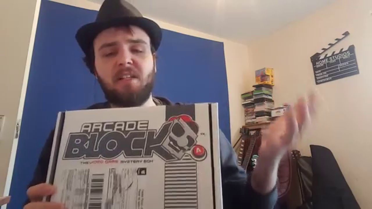 Arcade Block Monthly Subscription Box January 2016 Unboxing/Review (Nerd Block)