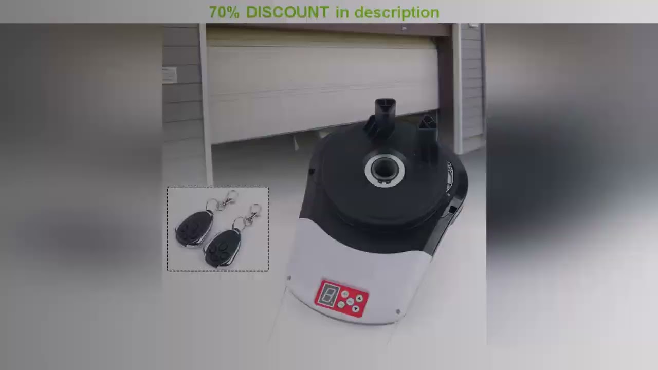 A must-have product! Automatic Garage Door Opener Roller Remote Electronic Lift Force 800N Power 1