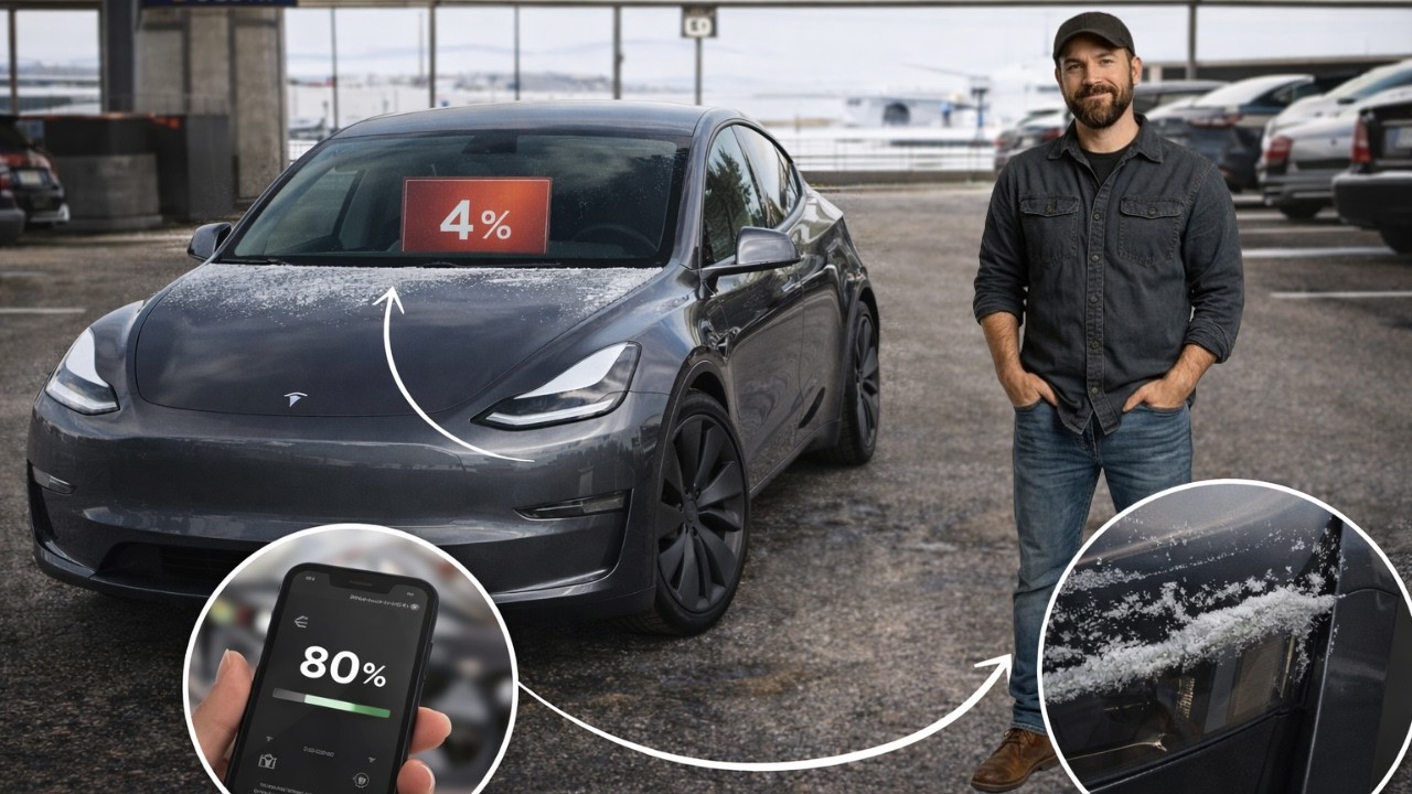 Батарея Tesla после 2 недель простоя