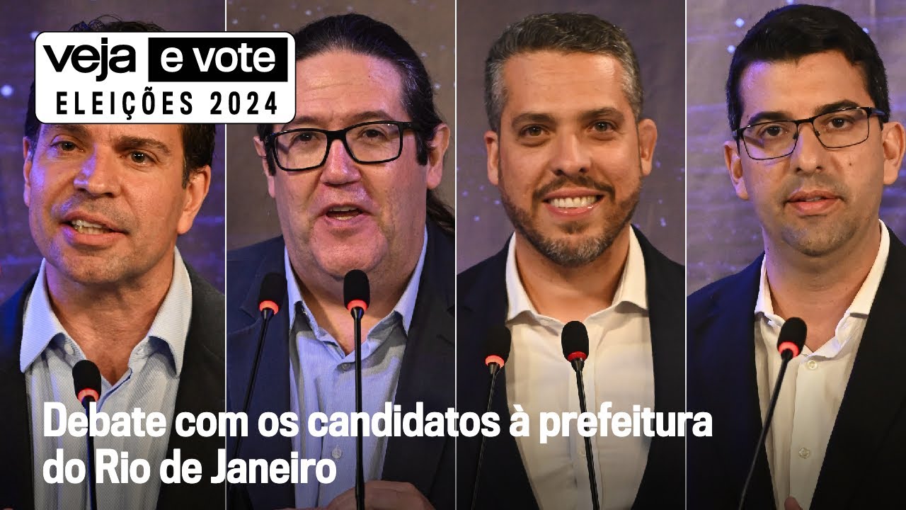 VEJA promove debate com candidatos a prefeito do Rio de Janeiro