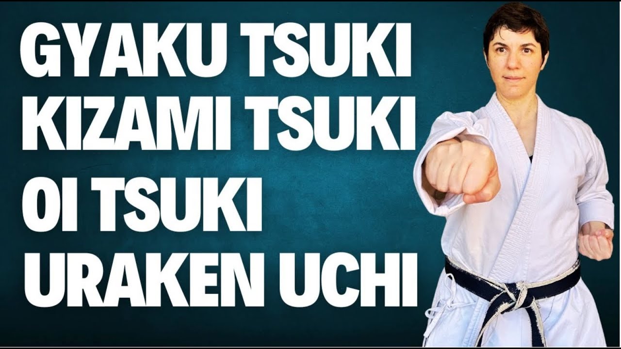 Karate For Beginners - Gyaku Tsuki - Kizami Tsuki - Oi Tsuki - Uraken Uchi - Kihon Full Tutorial