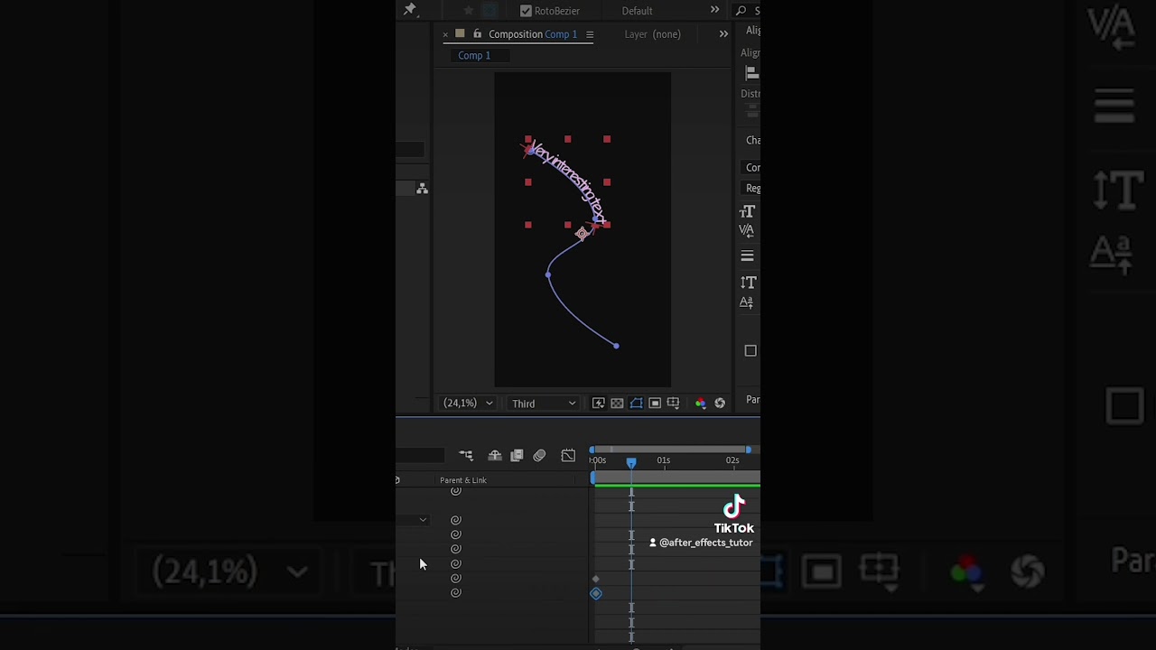 Text Path Animation | After Effects tutorial