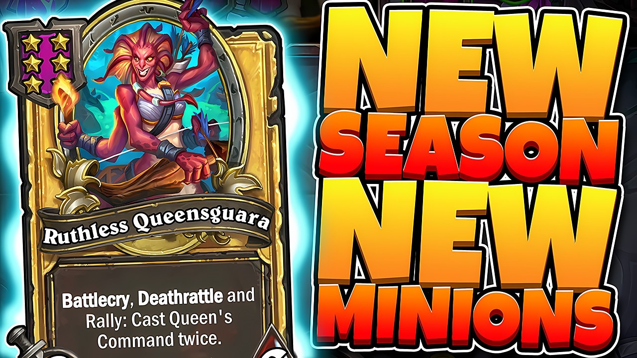 NEW Minions! Naga & Beasts Revealed | Hearthstone Battlegrounds Season 13