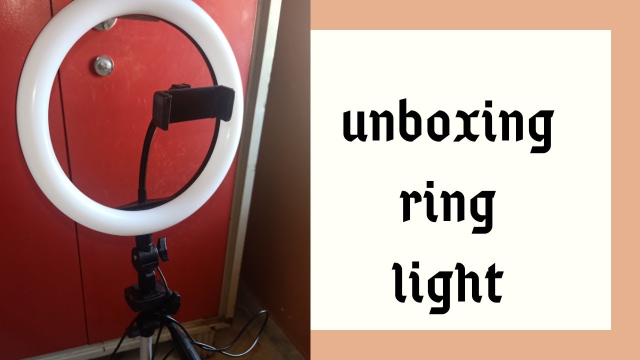 Unboxing ring light#club factory