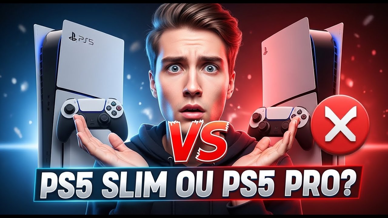🔥 PS5 Slim ou PS5 Pro: qual vale mais a pena em 2026?