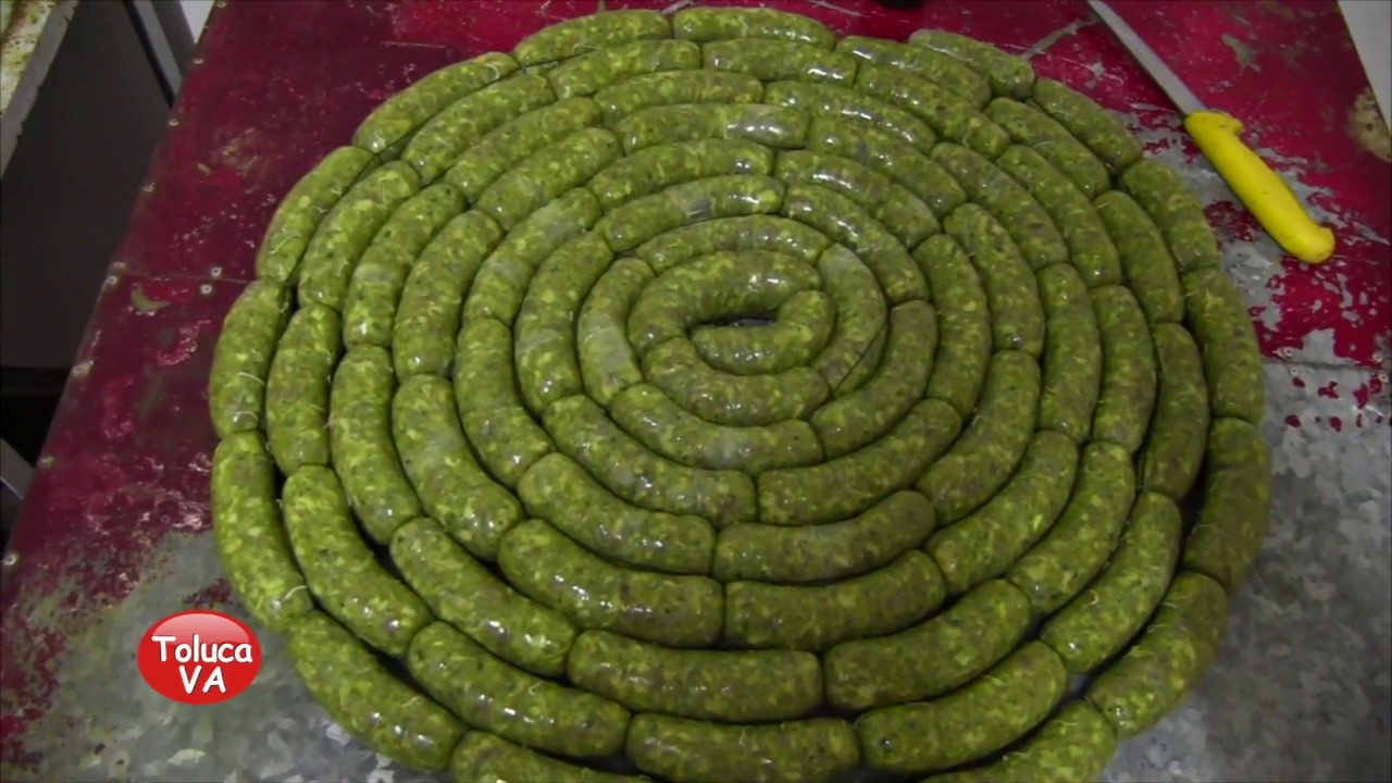 ELABORACIÓN DE CHORIZO VERDE