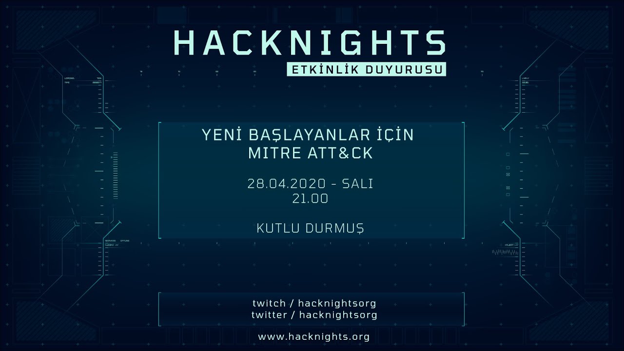 Yeni başlayanlar için MITRE ATT&CK | Kutlu Durmuş - Consultant @Barikat