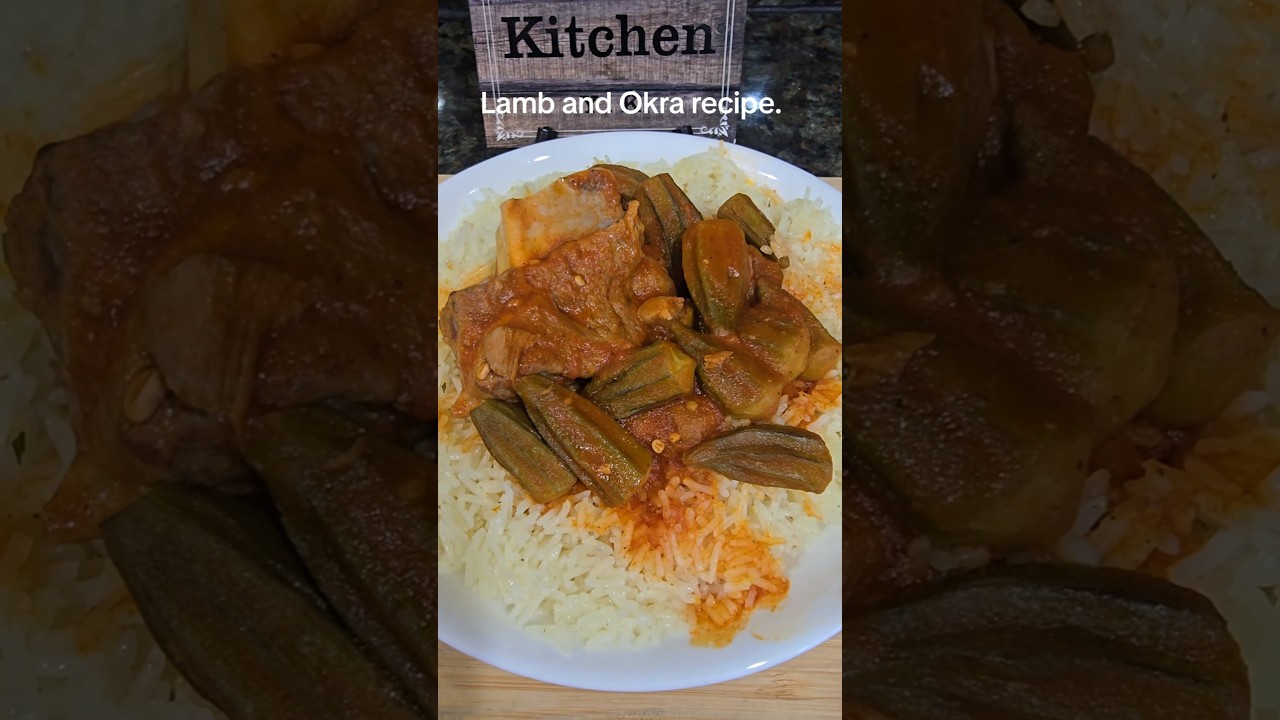Рецепт баранины с бамией. #yolia #food #cooking #recipe #easyrecipe #beef #assyrian.