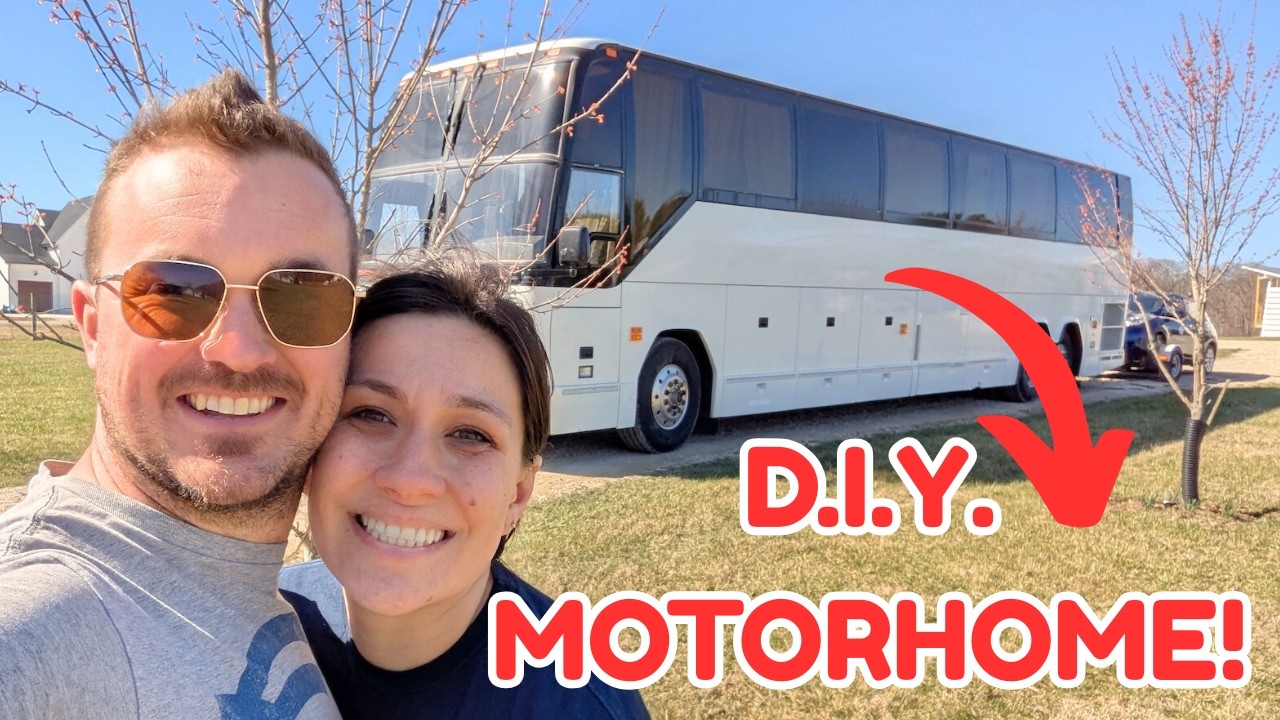 We Transformed a TOUR BUS into a Luxury Tiny Home on a Budget | DIY Diesel RV Build