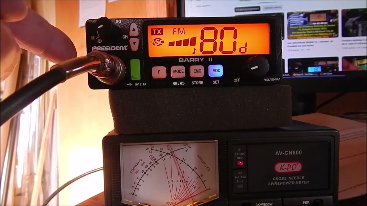 President Barry II VOX HiPower 4 + 20 Watt   -Touch Frame-