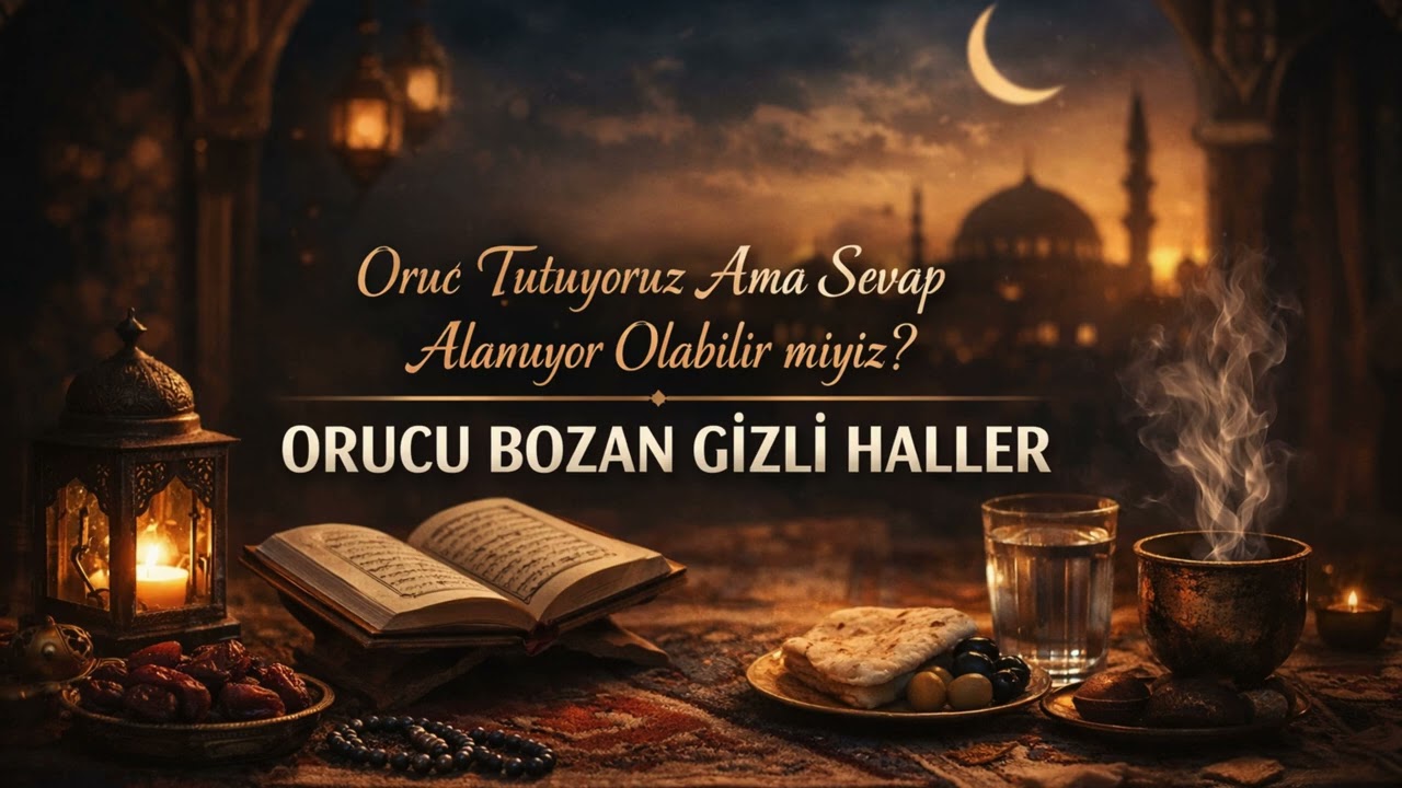 Oruç Tutuyoruz Ama Sevap Alamıyor Olabilir miyiz? Orucu Bozan Gizli Haller