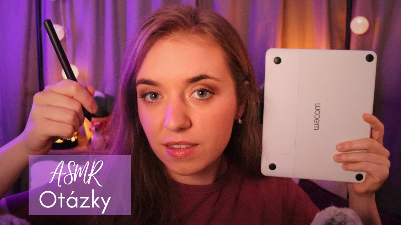 ASMR CZ Pokládám ti velmi osobní otázky šeptem | Zapisování na papír a obličej 