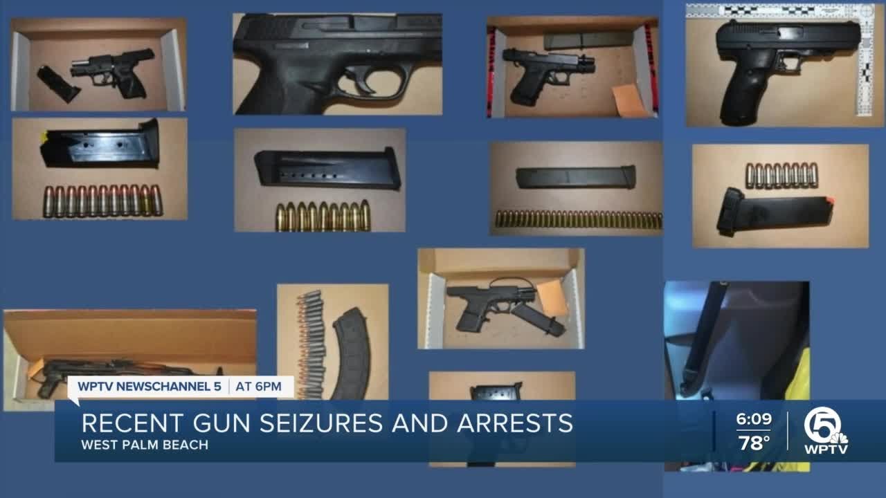 West Palm Beach police seize 52 illegal guns in August