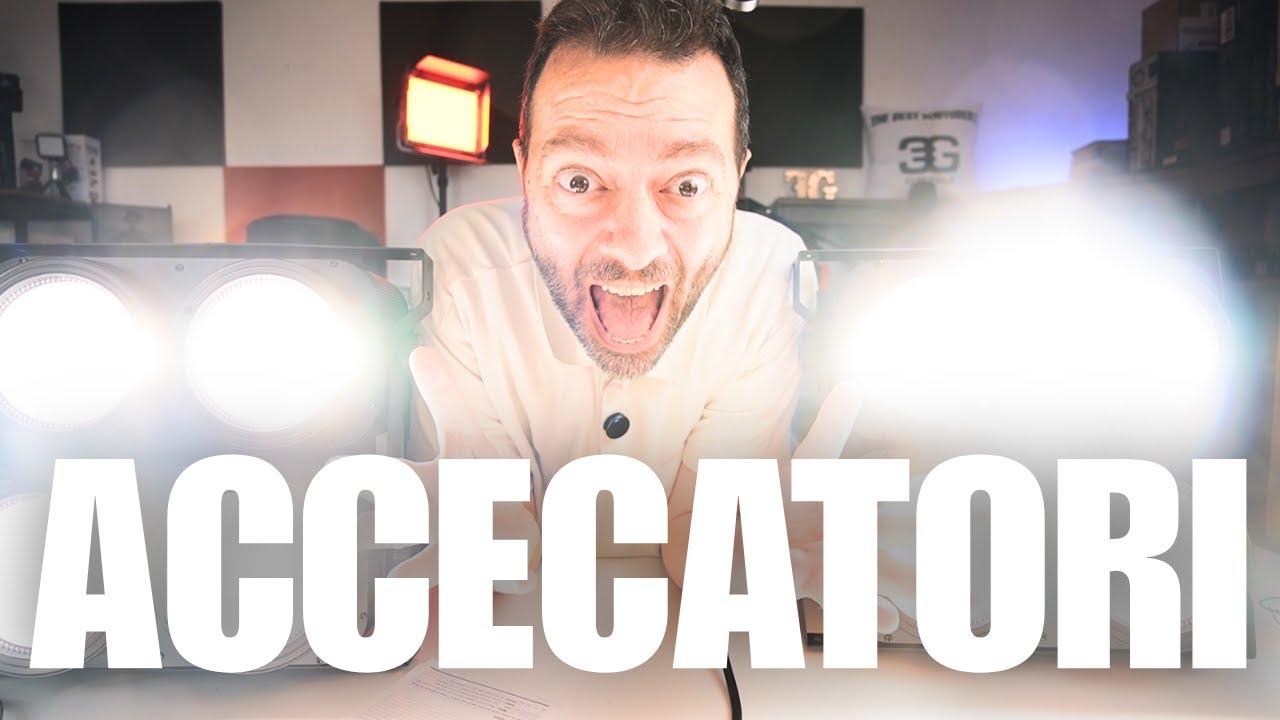 GalaTECH | ACCECATORE per feste DJ | Betopper LC500 4x100w Ambra/CW Luce accecante COB ad alto CRI