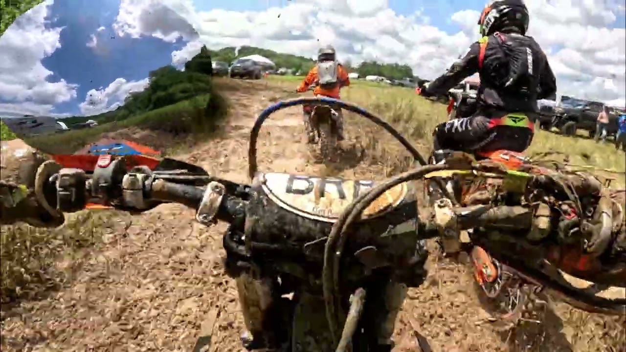 Can't escape disaster on 1st Lap AGAIN this year! AWRCS rd. 5 Reynlow Riders Reynoldsville, PA 50-54