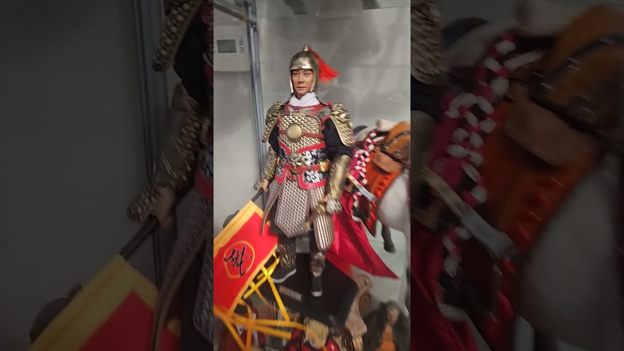 Ancient Chinese warrior poptoys figure