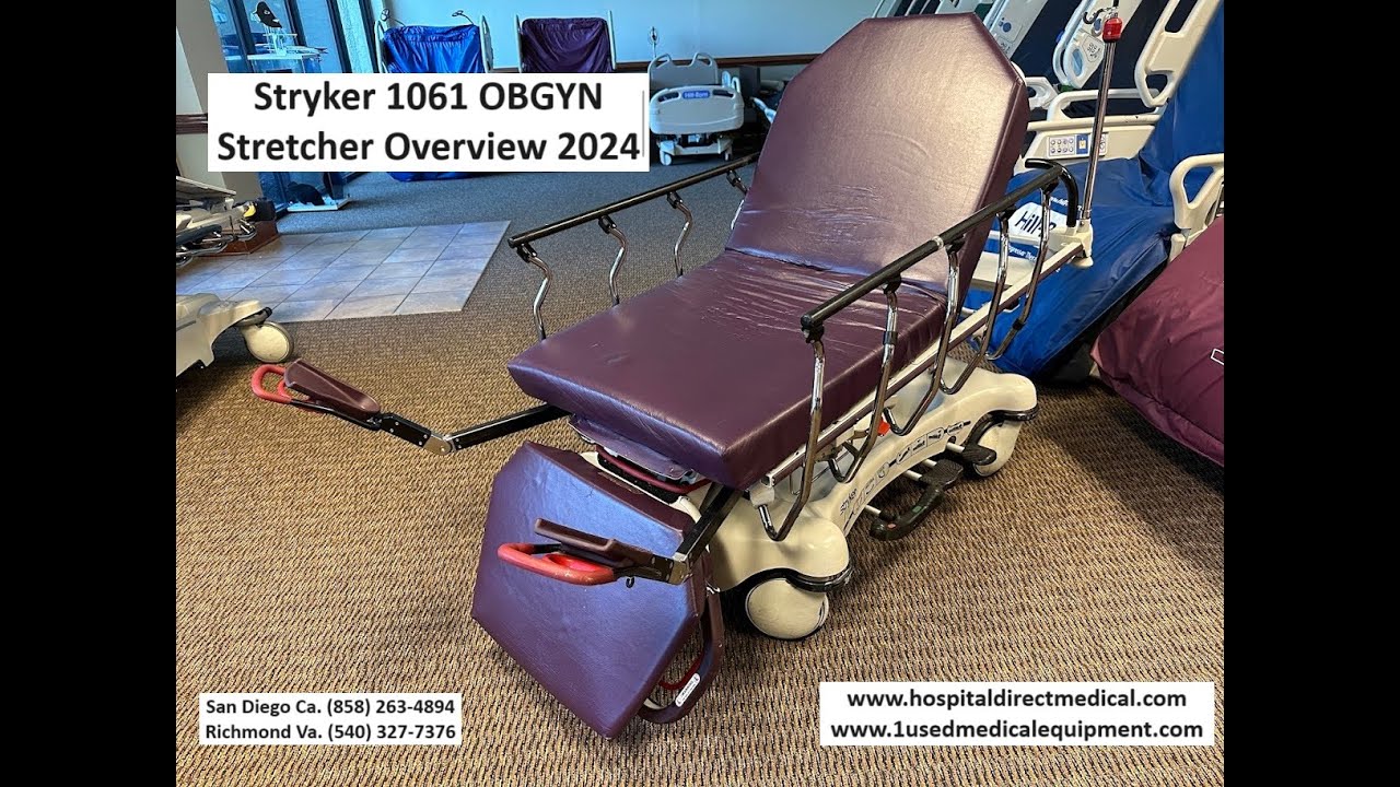 Stryker 1061 OBGYN Stretcher Gurney Overview 2024