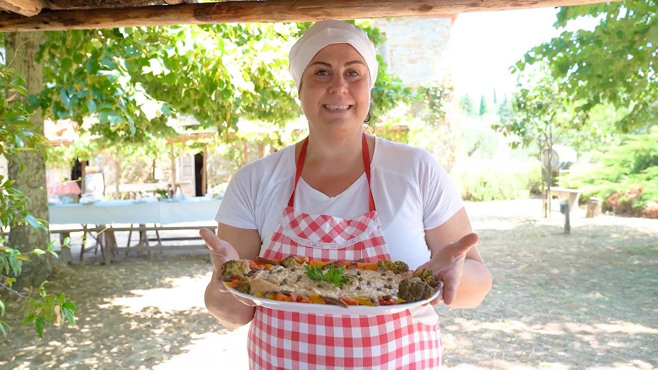 Today in La Vialla's kitchen, Erika prepares vitello tonnato