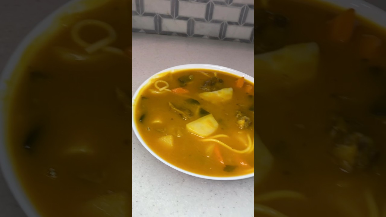 Soup Joumou 🇭🇹 #soupjoumou #haitianindependenceday #soup #haitianfood #authenticfood  #squashsoup
