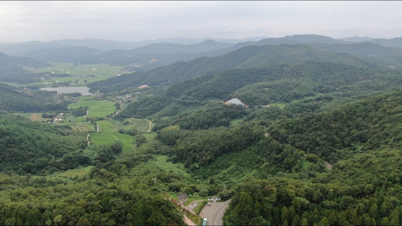 [Drone View] 전남보성 주릿재고개 여름풍경 드론영상 기록 1080FHD [Summer view record of Juritjae road by Mavic2 Drone]