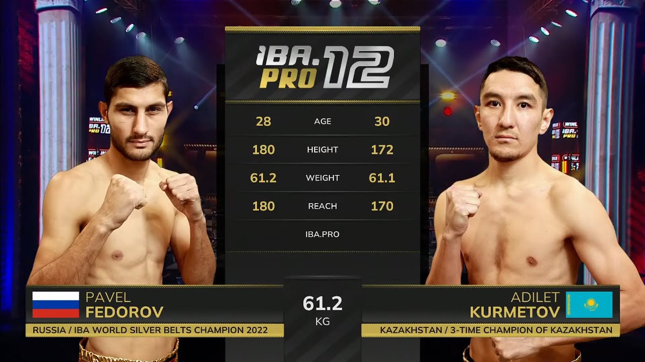 FULL FIGHT | Pavel Fedorov 🇷🇺 vs Adilet Kurmetov 🇰🇿 | IBA.Pro 12