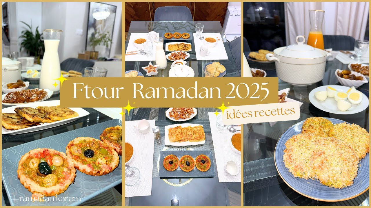 ftour 1ère jour du ramadan / recettes détaillées facile et très rapide🍽️فطور اول نهار في رمضان