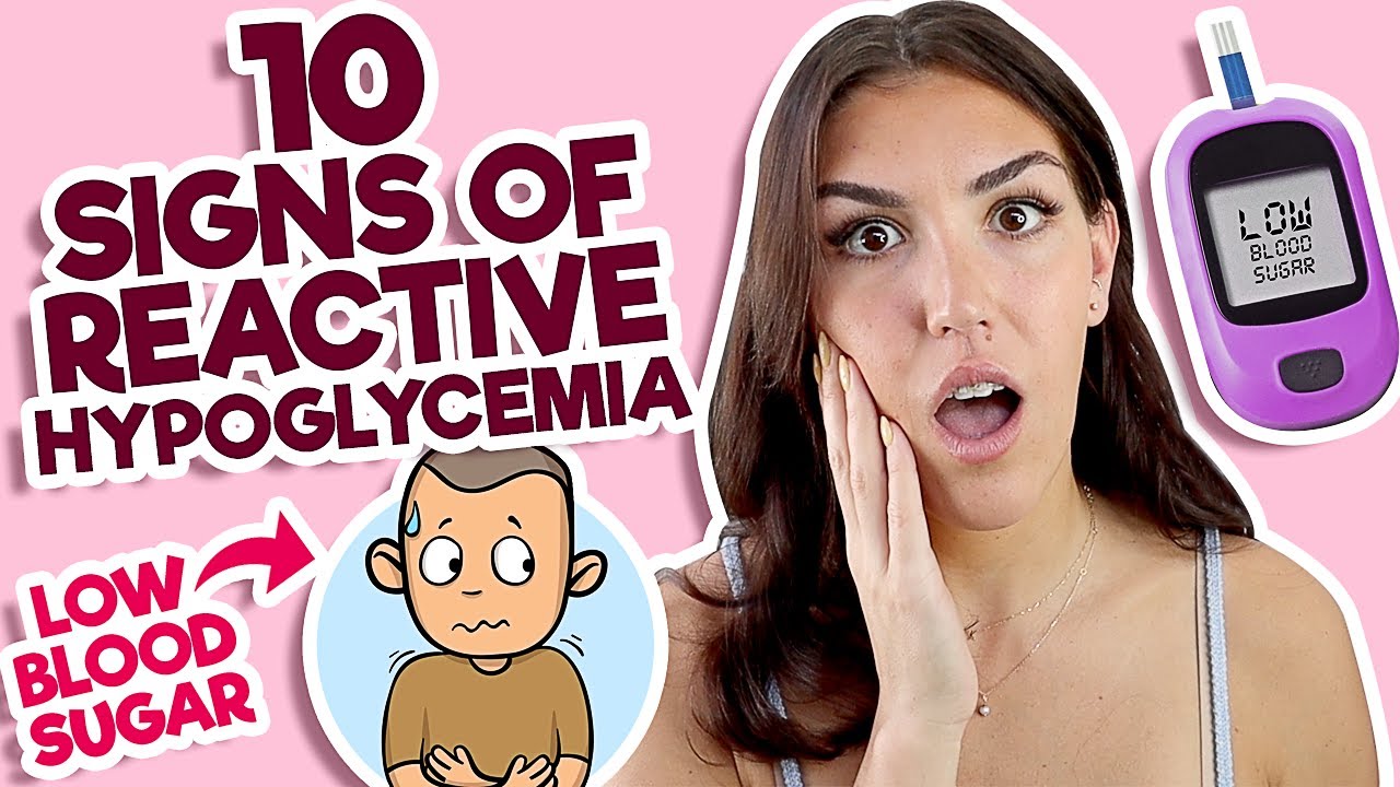 Low Blood Sugar Symptoms (Reactive Hypoglycemia SYMPTOMS and TREATMENT!)