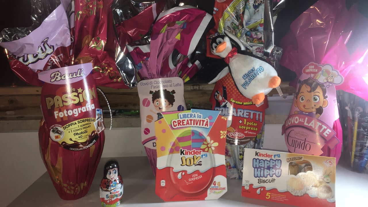 APRO UN SACCO DI UOVA DI PASQUA:polaretti,balocco passione foto,kinder joy e altro😍